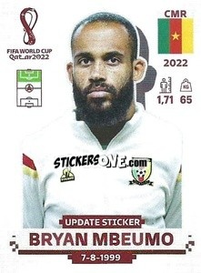 Cromo Bryan Mbeumo - FIFA World Cup Qatar 2022. Standard Edition - Panini