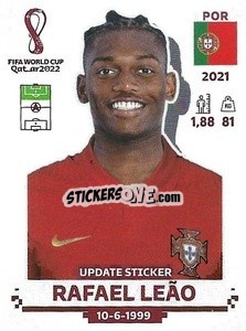 Sticker Rafael Leão - FIFA World Cup Qatar 2022. Standard Edition - Panini