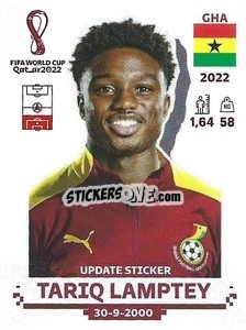 Cromo Tariq Lamptey - FIFA World Cup Qatar 2022. Standard Edition - Panini