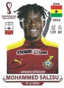 Sticker Mohammed Salisu - FIFA World Cup Qatar 2022. Standard Edition - Panini