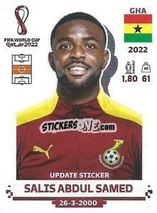 Sticker Salis Abdul Samed - FIFA World Cup Qatar 2022. Standard Edition - Panini