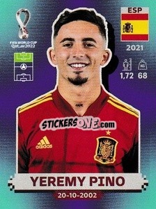 Figurina Yeremy Pino - FIFA World Cup Qatar 2022. Standard Edition - Panini