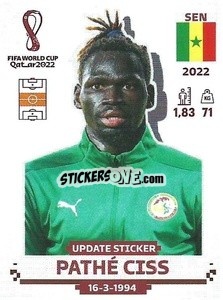 Sticker Pathé Ciss - FIFA World Cup Qatar 2022. Standard Edition - Panini