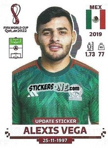 Cromo Alexis Vega - FIFA World Cup Qatar 2022. Standard Edition - Panini