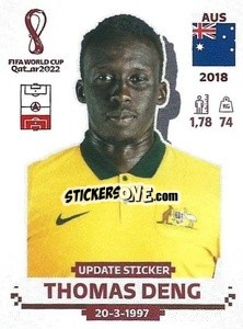 Sticker Thomas Deng - FIFA World Cup Qatar 2022. Standard Edition - Panini