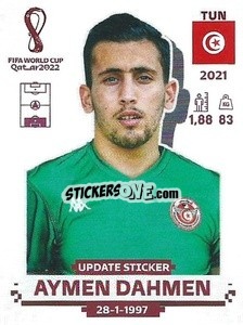Sticker Aymen Dahmen - FIFA World Cup Qatar 2022. Standard Edition - Panini