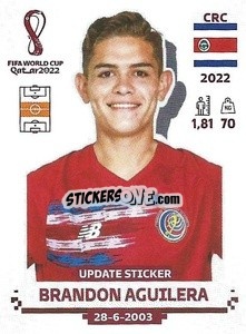 Sticker Brandon Aguilera - FIFA World Cup Qatar 2022. Standard Edition - Panini