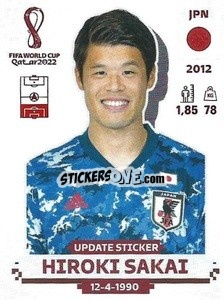 Cromo Hiroki Sakai - FIFA World Cup Qatar 2022. Standard Edition - Panini