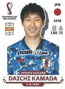 Sticker Daichi Kamada - FIFA World Cup Qatar 2022. Standard Edition - Panini