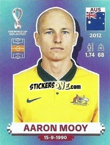 Sticker Aaron Mooy - FIFA World Cup Qatar 2022. Standard Edition - Panini
