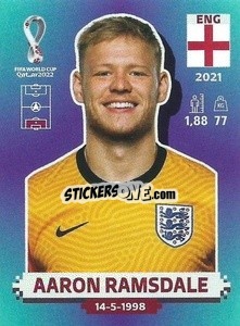 Sticker Aaron Ramsdale - FIFA World Cup Qatar 2022. Standard Edition - Panini