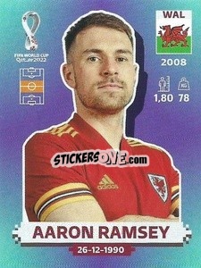 Sticker Aaron Ramsey - FIFA World Cup Qatar 2022. Standard Edition - Panini