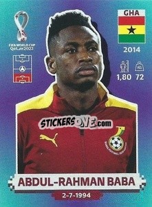 Sticker Abdul-Rahman Baba - FIFA World Cup Qatar 2022. Standard Edition - Panini