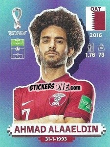 Figurina Ahmad Alaaeldin - FIFA World Cup Qatar 2022. Standard Edition - Panini