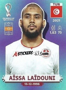 Figurina Aïssa Laïdouni - FIFA World Cup Qatar 2022. Standard Edition - Panini