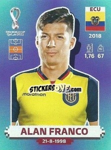 Cromo Alan Franco - FIFA World Cup Qatar 2022. Standard Edition - Panini