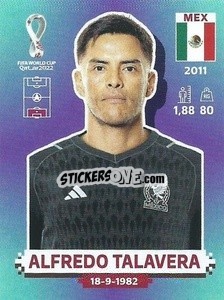 Sticker Alfredo Talavera - FIFA World Cup Qatar 2022. Standard Edition - Panini