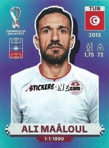 Figurina Ali Maâloul - FIFA World Cup Qatar 2022. Standard Edition - Panini