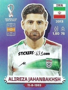 Figurina Alireza Jahanbakhsh - FIFA World Cup Qatar 2022. Standard Edition - Panini