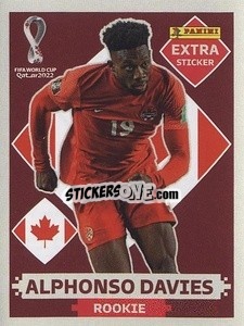 Sticker Alphonso Davies (Canada) - FIFA World Cup Qatar 2022. Standard Edition - Panini