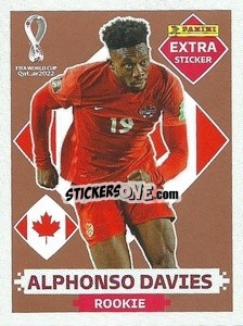 Sticker Alphonso Davies (Canada) - FIFA World Cup Qatar 2022. Standard Edition - Panini
