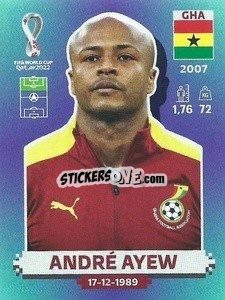 Sticker André Ayew - FIFA World Cup Qatar 2022. Standard Edition - Panini