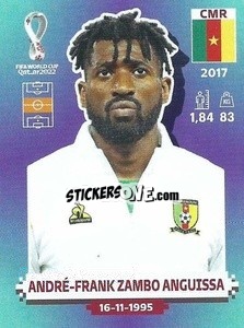 Sticker André-Frank Zambo Anguissa - FIFA World Cup Qatar 2022. Standard Edition - Panini