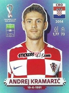 Sticker Andrej Kramarić - FIFA World Cup Qatar 2022. Standard Edition - Panini