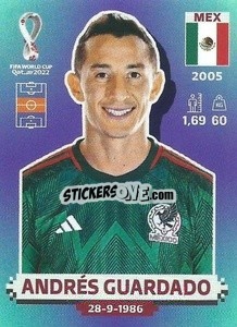 Cromo Andrés Guardado - FIFA World Cup Qatar 2022. Standard Edition - Panini