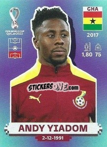 Sticker Andy Yiadom - FIFA World Cup Qatar 2022. Standard Edition - Panini