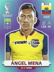 Sticker Ángel Mena - FIFA World Cup Qatar 2022. Standard Edition - Panini