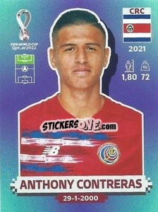 Cromo Anthony Contreras - FIFA World Cup Qatar 2022. Standard Edition - Panini