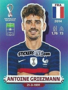 Sticker Antoine Griezmann - FIFA World Cup Qatar 2022. Standard Edition - Panini