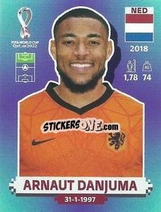Sticker Arnaut Danjuma - FIFA World Cup Qatar 2022. Standard Edition - Panini