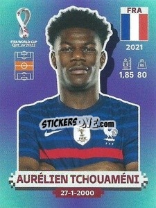 Sticker Aurélien Tchouaméni - FIFA World Cup Qatar 2022. Standard Edition - Panini