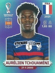 Figurina Aurélien Tchouaméni - FIFA World Cup Qatar 2022. Standard Edition - Panini