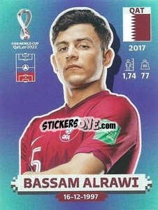Sticker Bassam Alrawi - FIFA World Cup Qatar 2022. Standard Edition - Panini