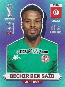 Cromo Bechir Ben Saïd - FIFA World Cup Qatar 2022. Standard Edition - Panini