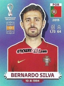 Sticker Bernardo Silva - FIFA World Cup Qatar 2022. Standard Edition - Panini