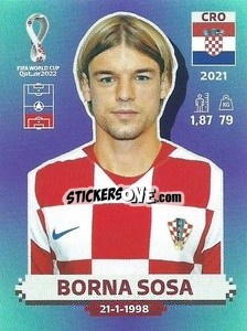 Figurina Borna Sosa - FIFA World Cup Qatar 2022. Standard Edition - Panini