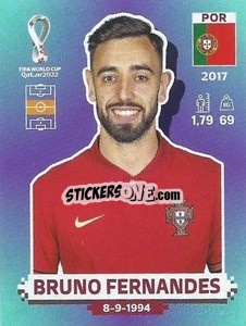 Figurina Bruno Fernandes - FIFA World Cup Qatar 2022. Standard Edition - Panini