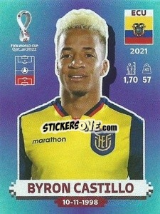 Cromo Byron Castillo - FIFA World Cup Qatar 2022. Standard Edition - Panini