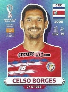 Sticker Celso Borges - FIFA World Cup Qatar 2022. Standard Edition - Panini