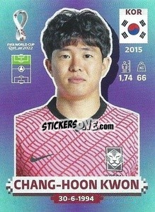 Cromo Chang-hoon Kwon - FIFA World Cup Qatar 2022. Standard Edition - Panini