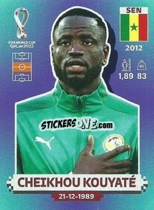 Cromo Cheikhou Kouyaté - FIFA World Cup Qatar 2022. Standard Edition - Panini