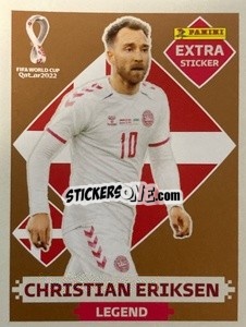 Cromo Christian Eriksen (Denmark) - FIFA World Cup Qatar 2022. Standard Edition - Panini