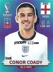 Cromo Conor Coady - FIFA World Cup Qatar 2022. Standard Edition - Panini