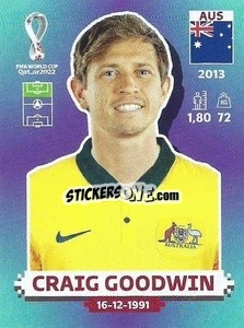 Cromo Craig Goodwin - FIFA World Cup Qatar 2022. Standard Edition - Panini