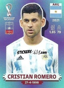 Sticker Cristian Romero - FIFA World Cup Qatar 2022. Standard Edition - Panini