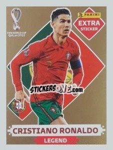 Figurina Cristiano Ronaldo (Portugal) - FIFA World Cup Qatar 2022. Standard Edition - Panini